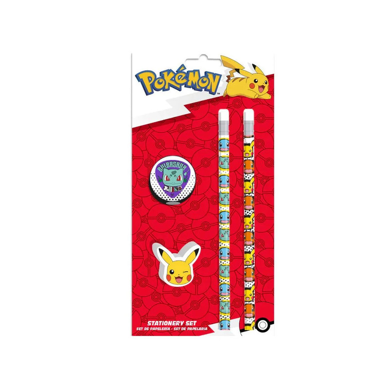 Pokémon Stationery Set - أدوات مدرسية